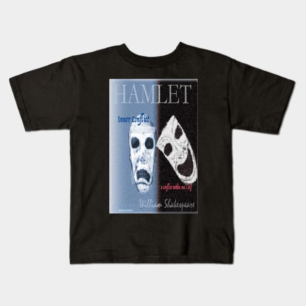 Hamlet: Inner Conflict Kids T-Shirt by KayeDreamsART